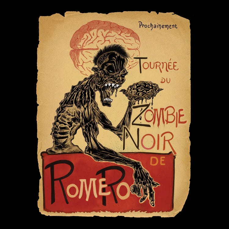 Le Zombie Noir by Alchemy England wall art