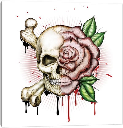 Flower Of Death Canvas Art Print - Alchemy England
