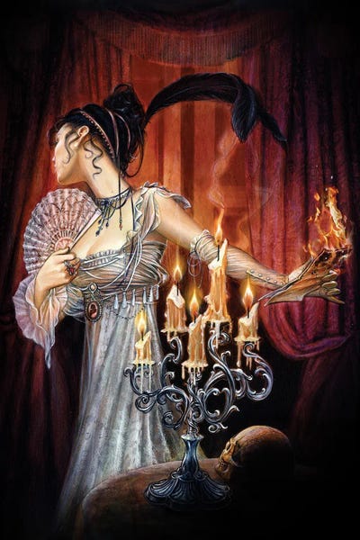 Burnung Love by Alchemy England acrylic art print