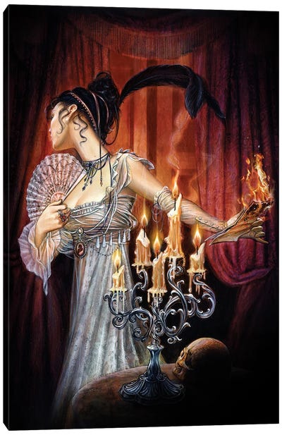 Burnung Love Canvas Art Print - Alchemy England