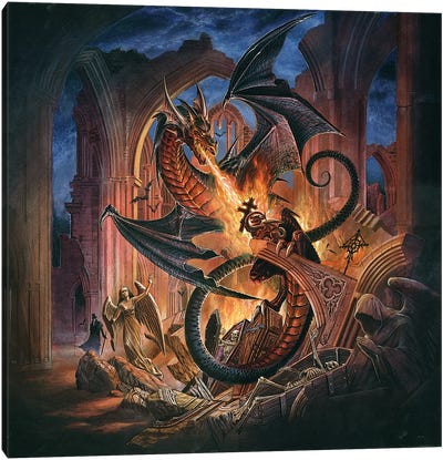 Fall Of The House Of Vlad Canvas Art Print - Alchemy England