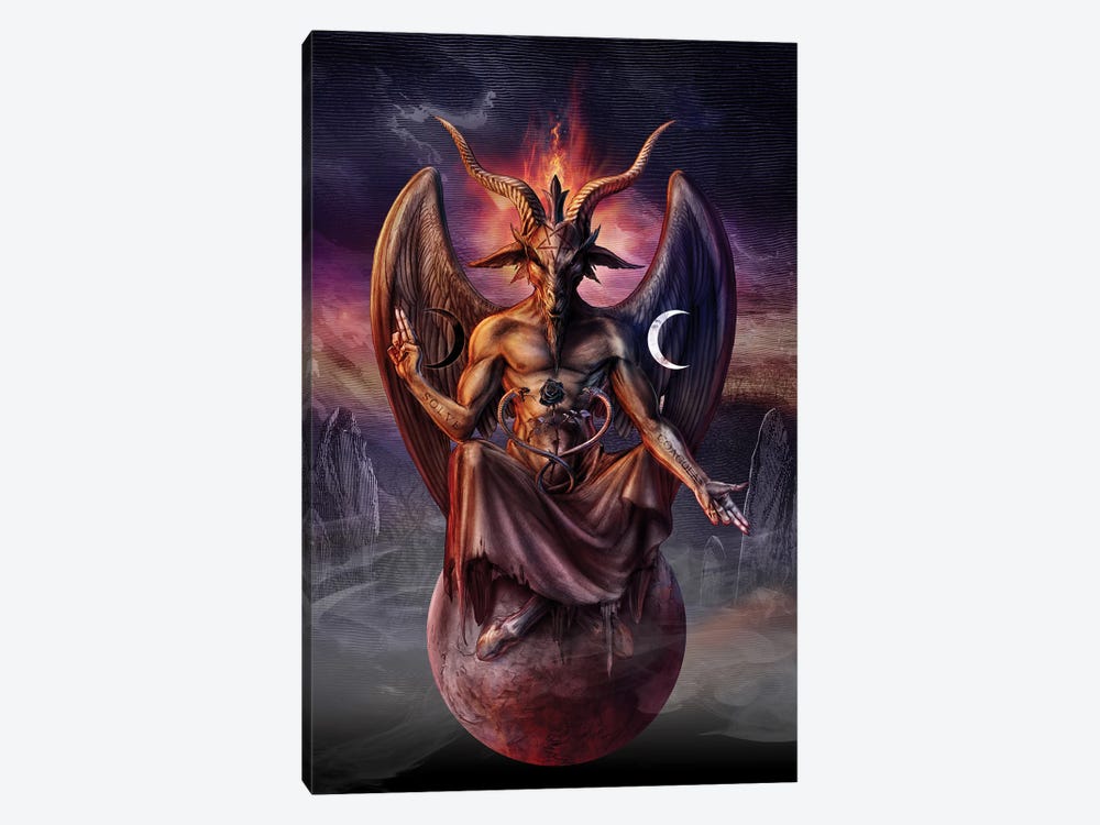 Personal Baphomet by Alchemy England 1-piece Canvas Print
