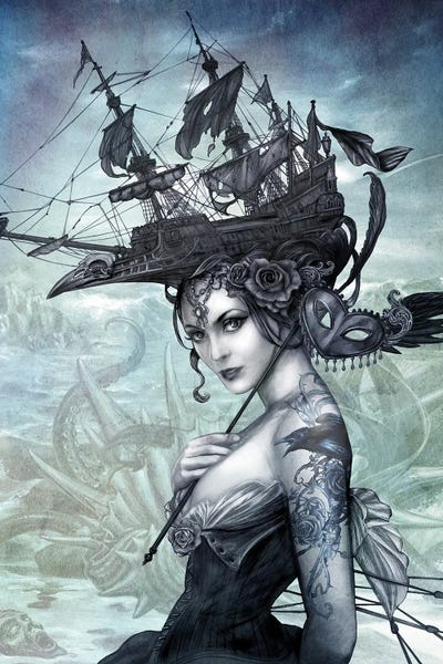 Goth Art: Raventide by Alchemy England