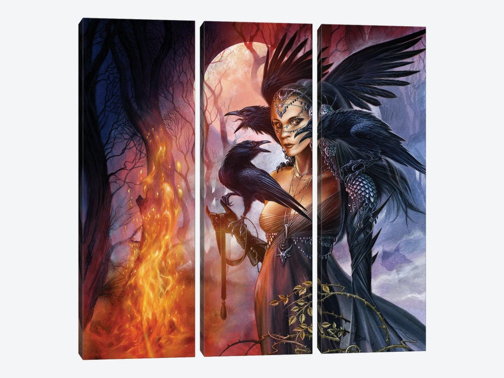 Summoned From Shadow by Alchemy England 3-piece Canvas Artwork