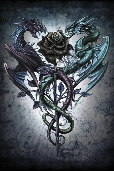 Goth Art: Caduceus Rex by Alchemy England