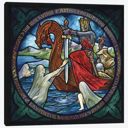 Premallorian Window Canvas Print #AEG20} by Alchemy England Canvas Artwork