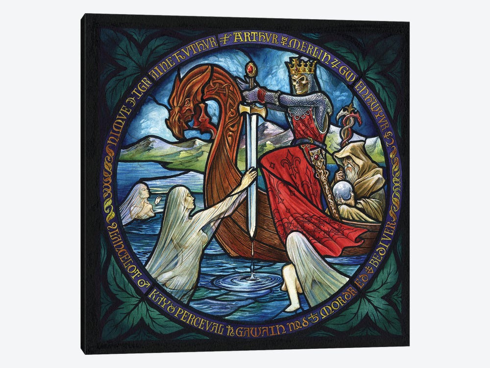 Premallorian Window by Alchemy England 1-piece Art Print