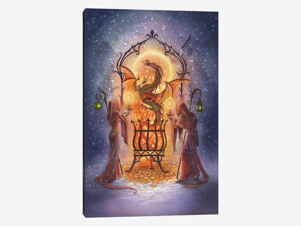 Fires Of Advent by Alchemy England 1-piece Canvas Wall Art