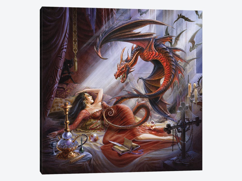 The Dream Of Upir - Summoned By Shadows by Alchemy England 1-piece Canvas Print