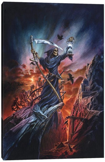 Legion Of The Dead Canvas Art Print - Grim Reaper Art