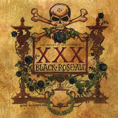 Black Rose Ale by Alchemy England canvas print