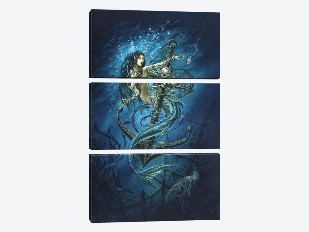 Death Tide by Alchemy England 3-piece Canvas Print