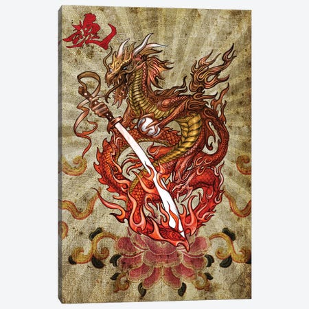 13th Samurai Canvas Print #AEG48} by Alchemy England Canvas Artwork