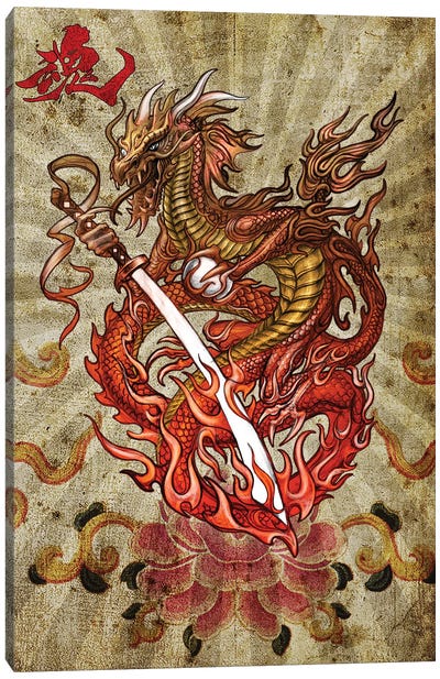 13th Samurai Canvas Art Print - Alchemy England