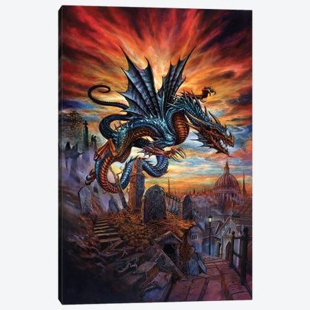 The Highgate Horror Canvas Print #AEG53} by Alchemy England Canvas Art Print