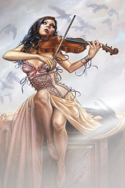 Dark Adagio - Lamentide by Alchemy England canvas print