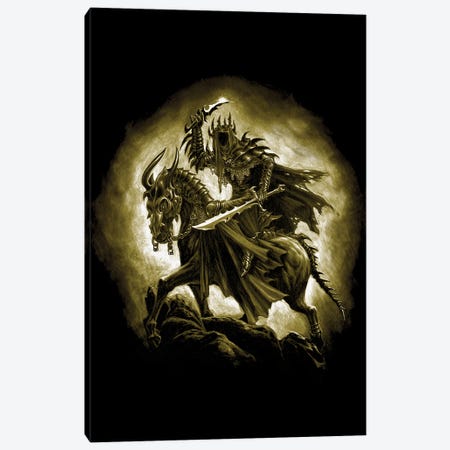 The Black Rider Canvas Print #AEG5} by Alchemy England Canvas Print