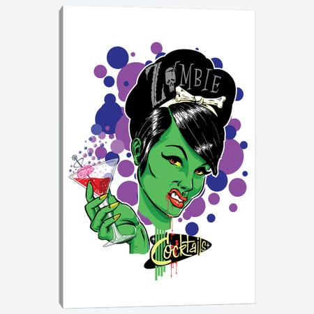 Zombie Cocktails Canvas Print #AEG61} by Alchemy England Canvas Wall Art