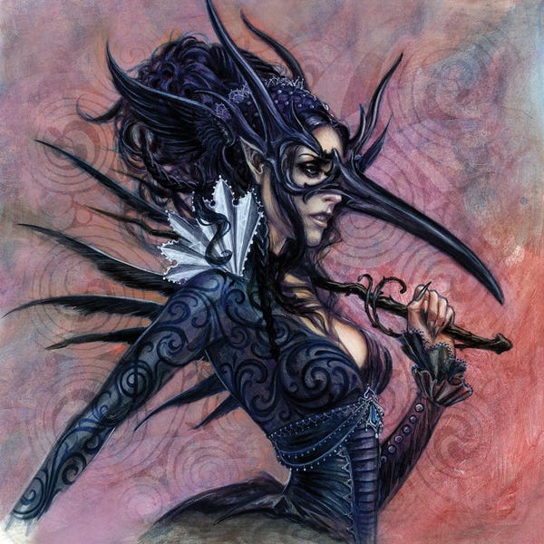 Goth Art: Raven Etiquette by Alchemy England