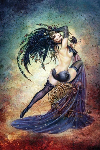 Morta Hari And The Vampires Of The Moulin Rouge by Alchemy England canvas print