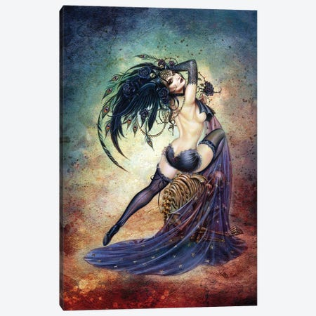 Morta Hari And The Vampires Of The Moulin Rouge Canvas Print #AEG75} by Alchemy England Canvas Art