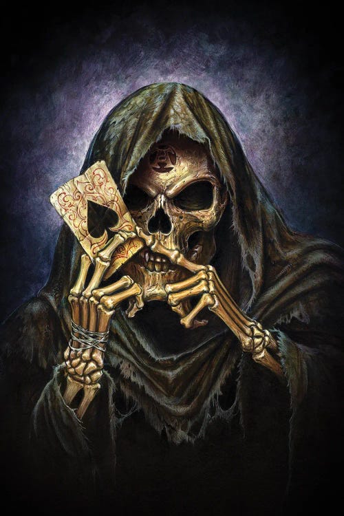 Reaper's Ace by Alchemy England wall art