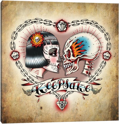 Keepsake Canvas Art Print - Tattoo Parlor