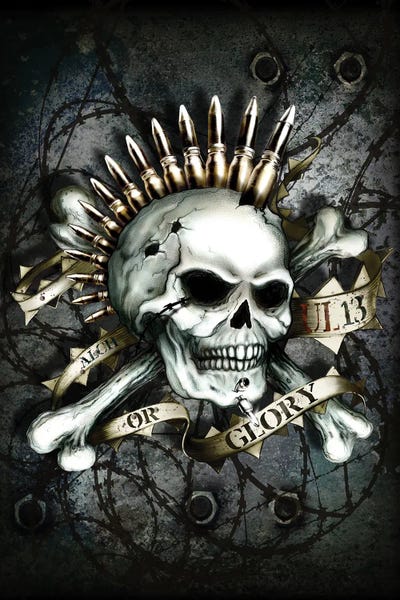 Or Glory by Alchemy England framed canvas print