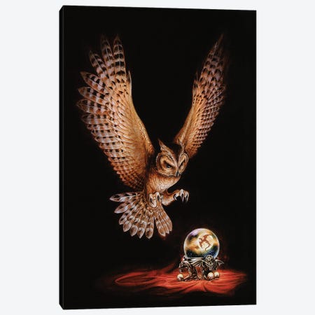 The Owl Of Astrontiel Canvas Print #AEG8} by Alchemy England Canvas Artwork