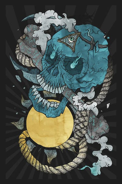 Knowledge Of The Damned by Alchemy England multi panel art