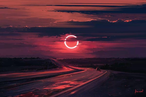 Alternative Décor: Solar Eclipse by Alena Aenami