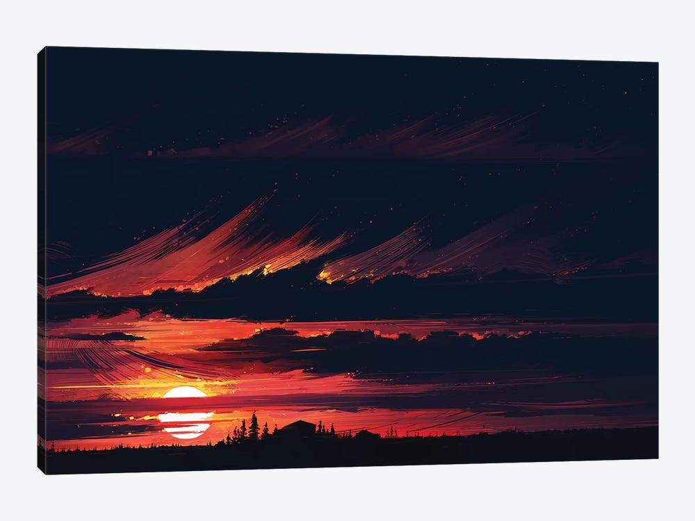 Sundown by Alena Aenami 1-piece Canvas Print
