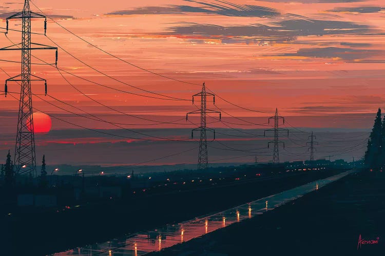 Any Minute Now by Alena Aenami wall art
