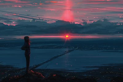 Dreamer by Alena Aenami multi panel art