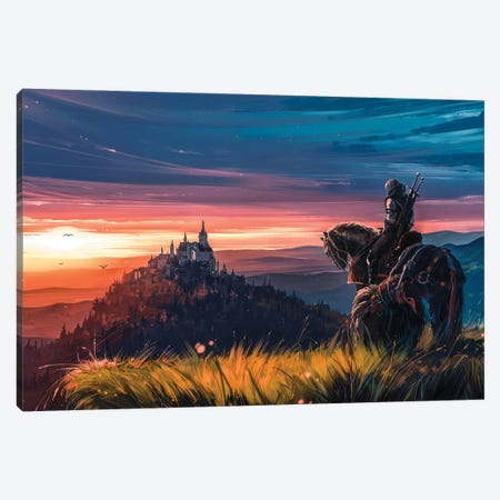 Beyond Hill And Dale Canvas Print #AEN32} by Alena Aenami Canvas Art