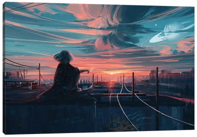 Far From Tomorrow Canvas Art Print - My Happy Place