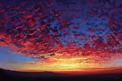 Breath by Alena Aenami framed canvas print