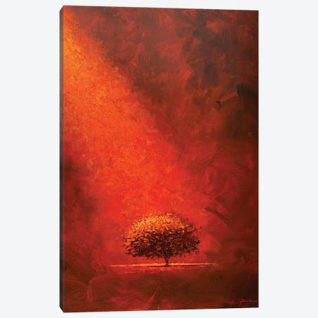 Big Red Canvas Print #AEP1} by Alessandro Piras Canvas Wall Art