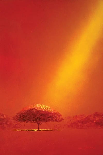 Yellow Ray Of Light by Alessandro Piras canvas print