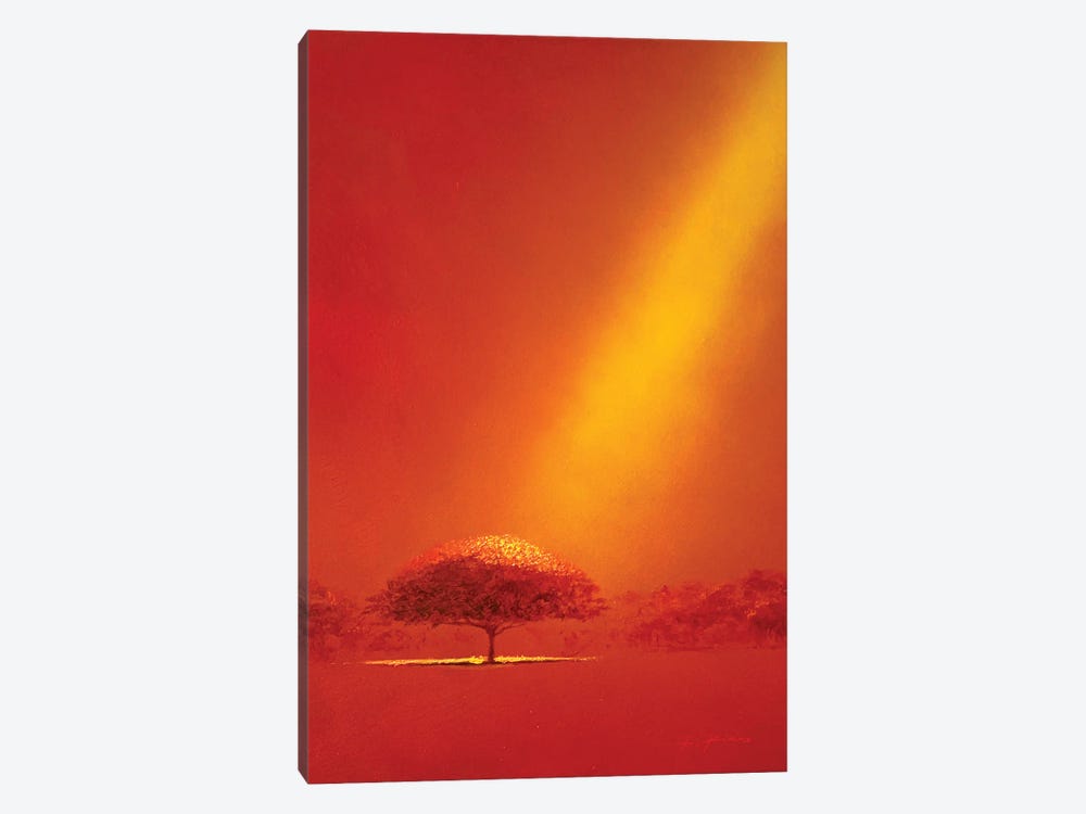 Yellow Ray Of Light by Alessandro Piras 1-piece Canvas Print