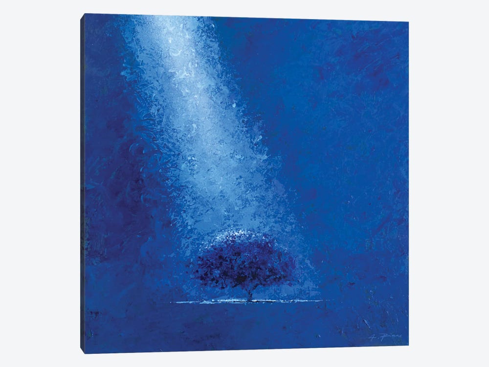 Blue by Alessandro Piras 1-piece Canvas Art Print
