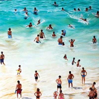 Shoreline by Amanda Cameron canvas print