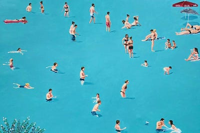 Beach Day by Amanda Cameron canvas print