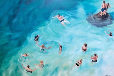 Before The Drop Off by Amanda Cameron canvas print