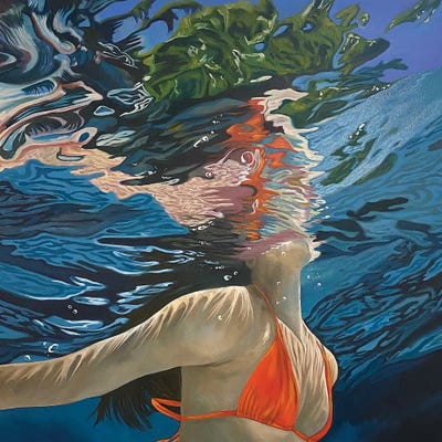 Dream Of Summer by Amanda Cameron framed wall art