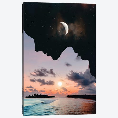 Day And Night Canvas Print #AEV10} by Abdullah Evindar Canvas Wall Art