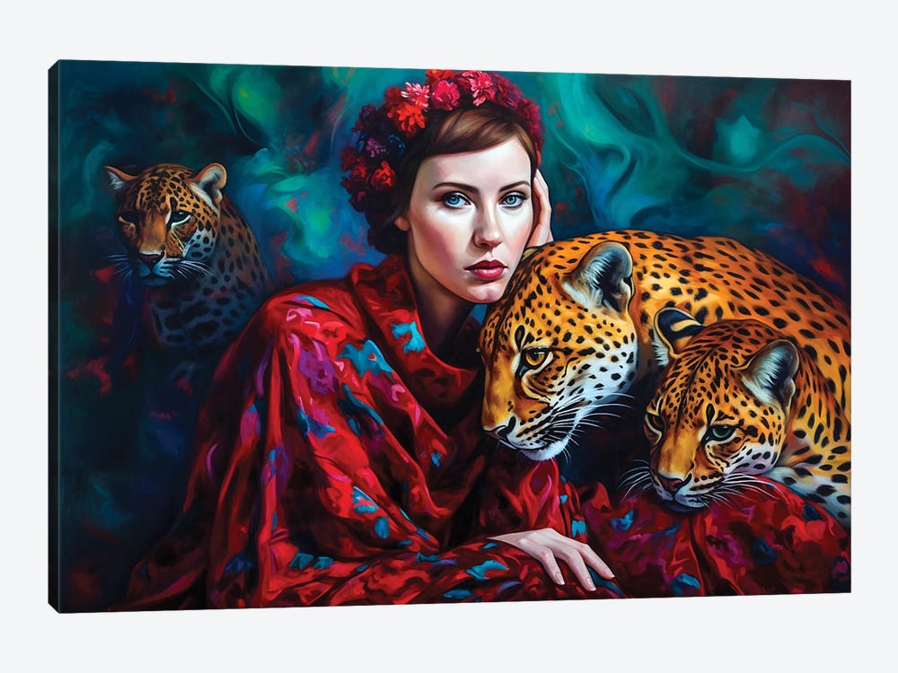 Leopard by Abdullah Evindar 1-piece Canvas Print