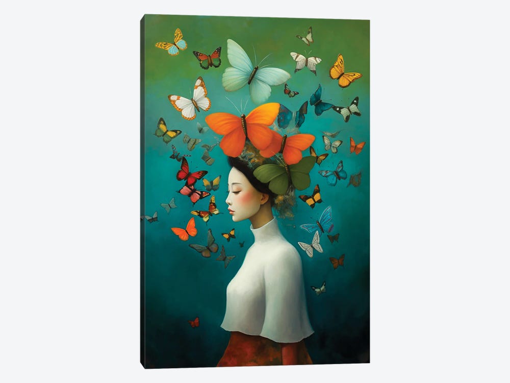 Butterfly II by Abdullah Evindar 1-piece Canvas Art