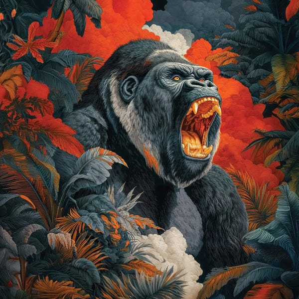 Gorillas: Gorilla by Abdullah Evindar