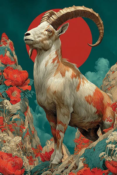 Goats: Mountain Goat by Abdullah Evindar